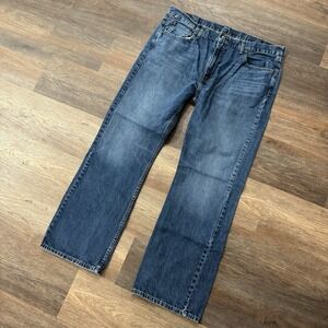 Levi's 527 Men's Boot Cut Blue Jeans Size 40x32 Mid‎ Dark Wash Cowboy Casual
